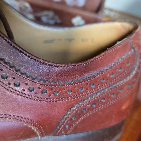 Bally Men’s Wingtips Oxford leather shoes - Picture 8 of 12